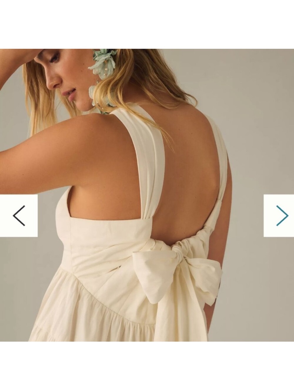 Anthropologie Forever That Girl White Tiered Maxi Sundress - Picture 8 of 8